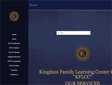 Tablet Screenshot of kingdomlearningchurch.org